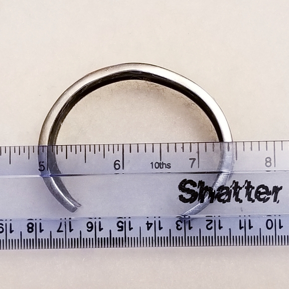 Rare Silpada Sterling Silver Flower Vine Cuff Bracelet - Picture 4 of 14